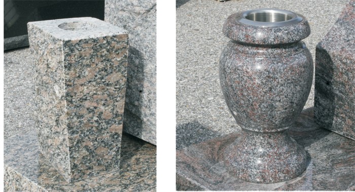 Headstone With Vase Apollo PA 15613